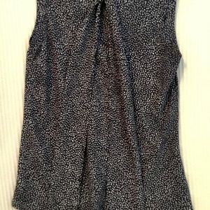 Anne Klein polka dot blouse